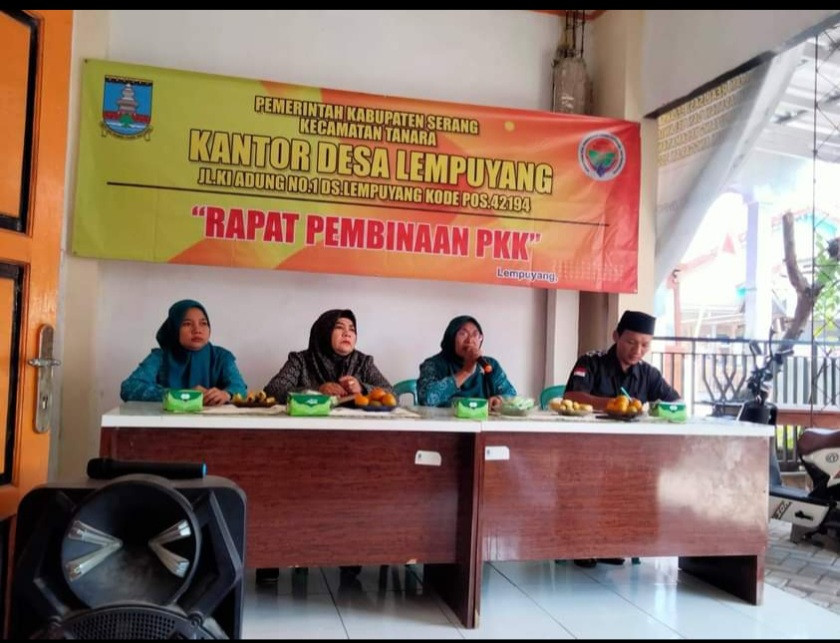 Rapat pembinaan pkk