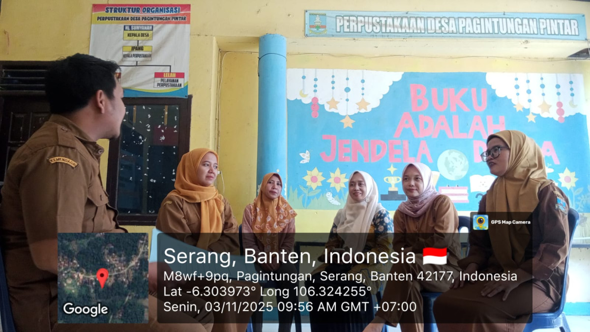 Pertemuan pokja Kampung KB Pagintungan