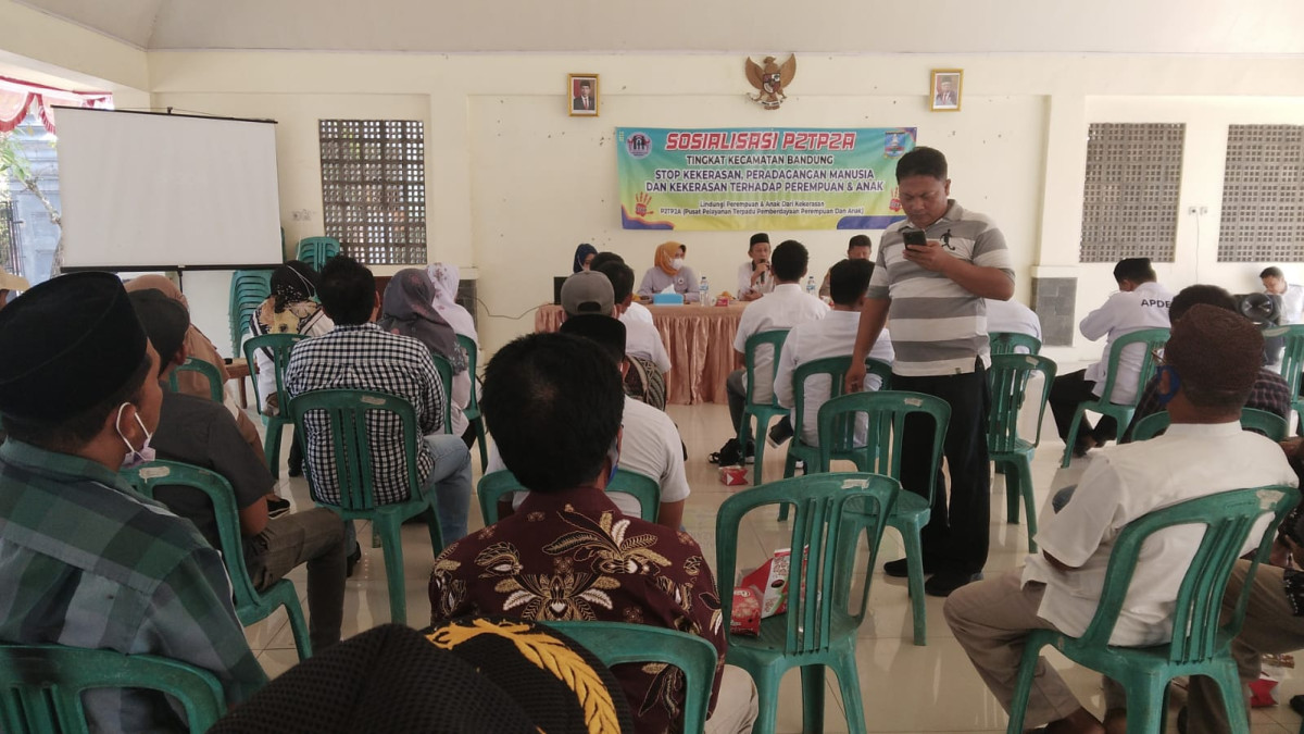 Kegiatan sosialisasi p2tp2q di Kecamatan Bandung