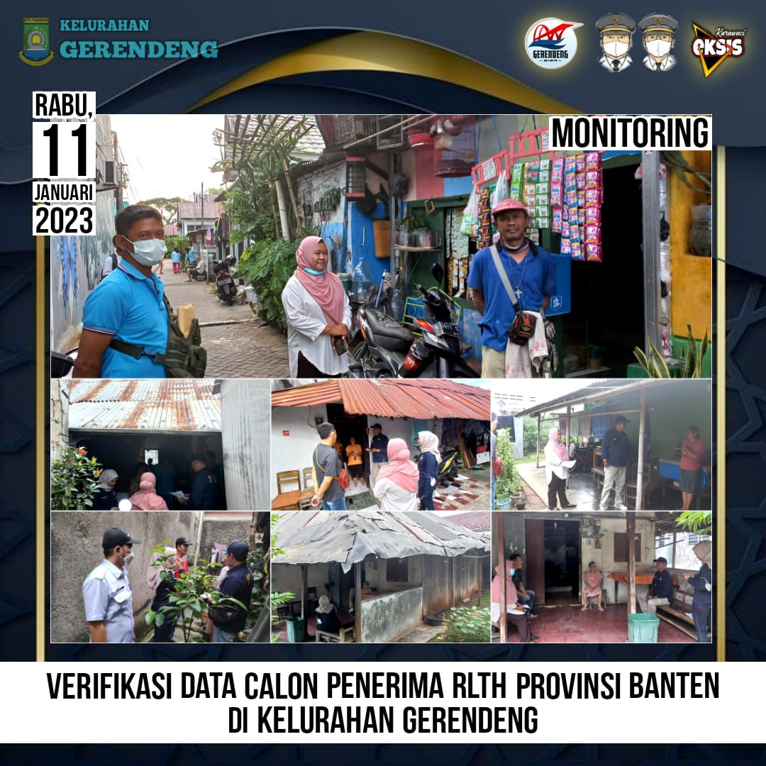 Monitoring Verifikasi Data Calon Penerima RTLH Provinsi Banten