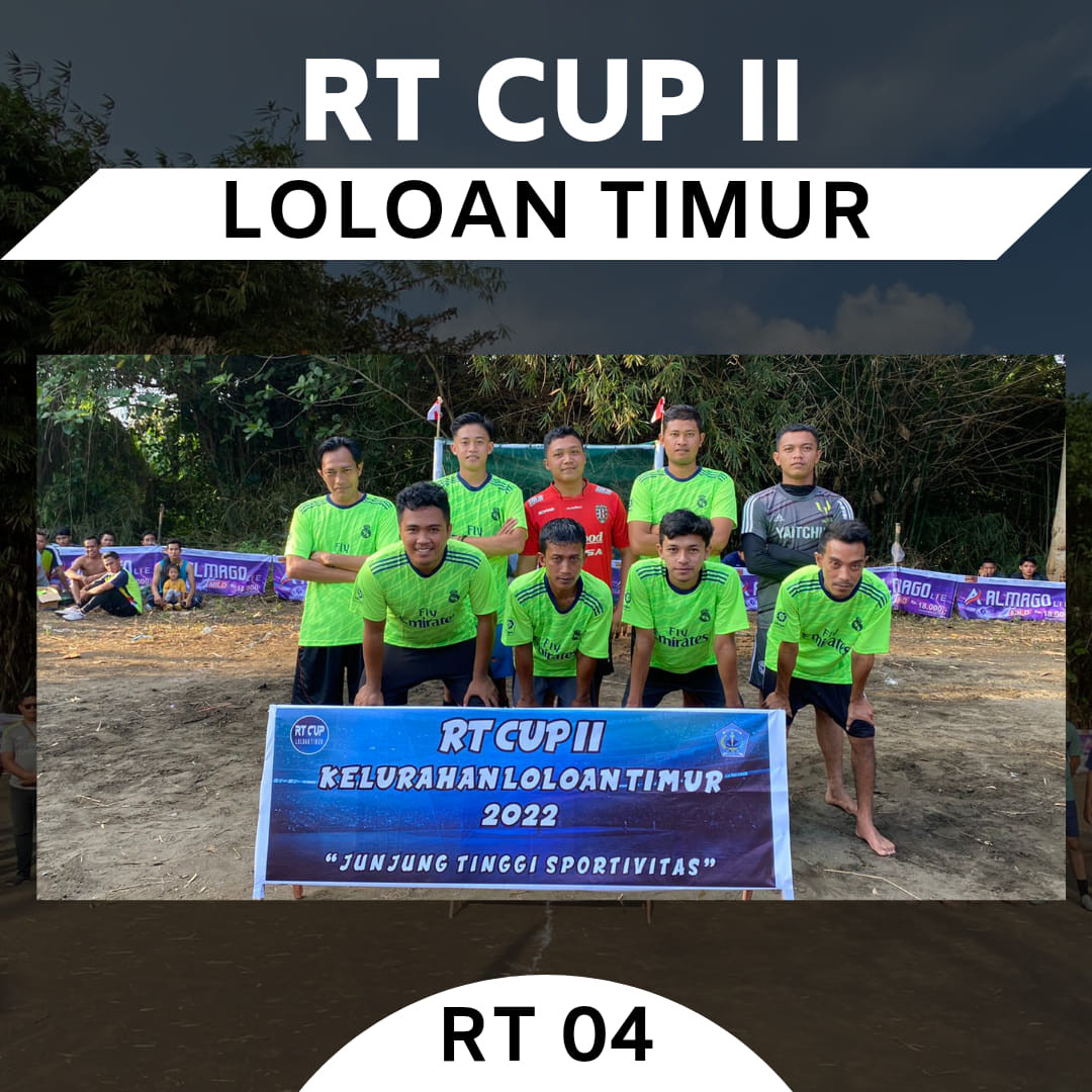 RT CUP II Loloan Timur..