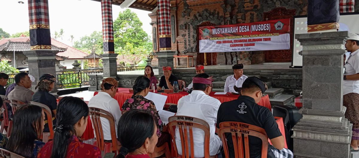 Musyawarah Desa Tentang Perencanaan Pembangunan Desa Tahun Anggaran 2026