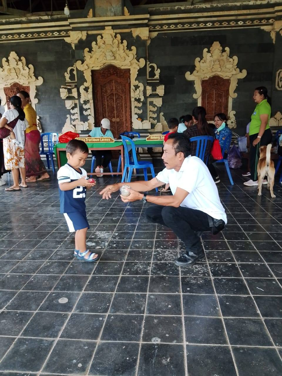 Kegiatan Pembinaan Tumbuh kembang pada balita dalam posyandu 6 SPM