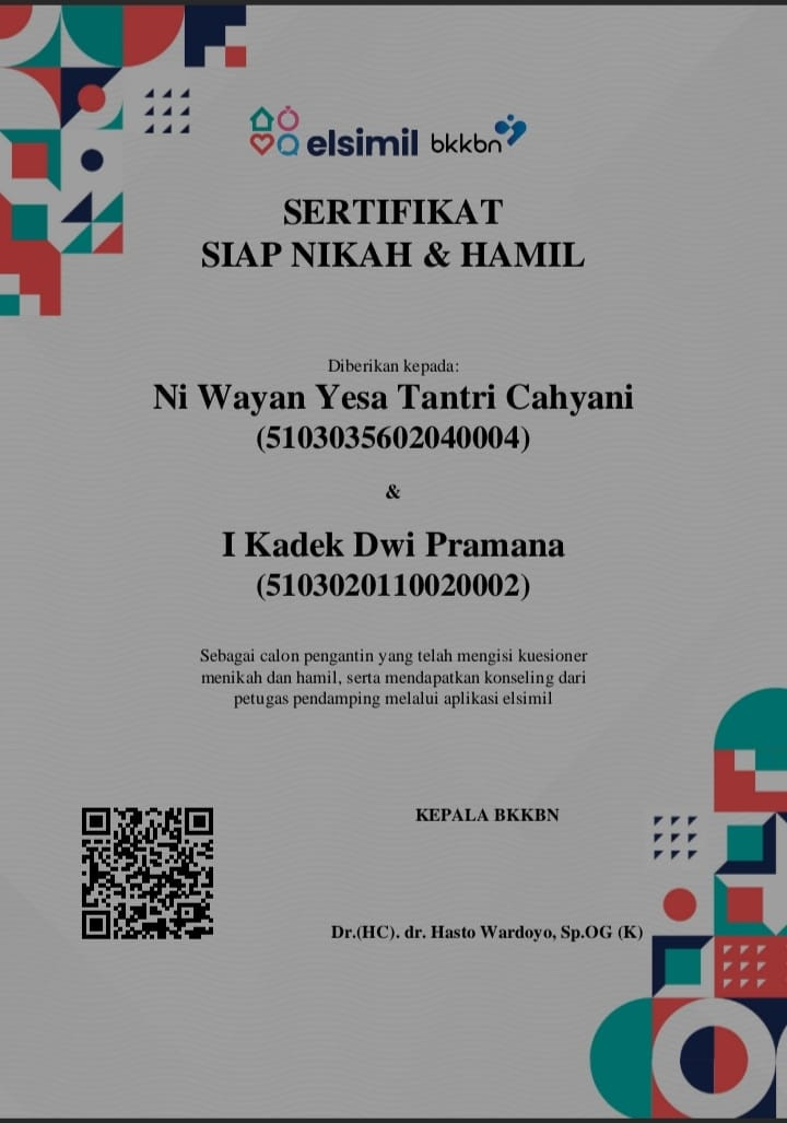 Sertifikat siap nikah dan hamil