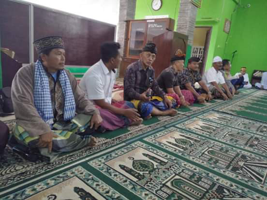 Penyerahan hewan kurban dalam rangka hari raya Idul Adha tahun 2019 di Br Agantiga Desa Petang