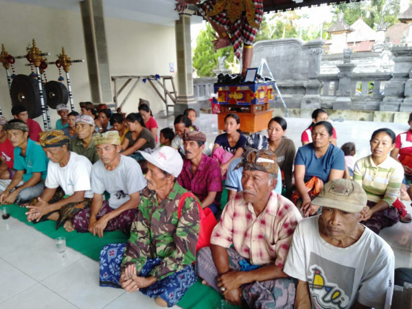 Pertemuan Pokja Kampung KB di Br,Penikit Desa Belok Sidan 