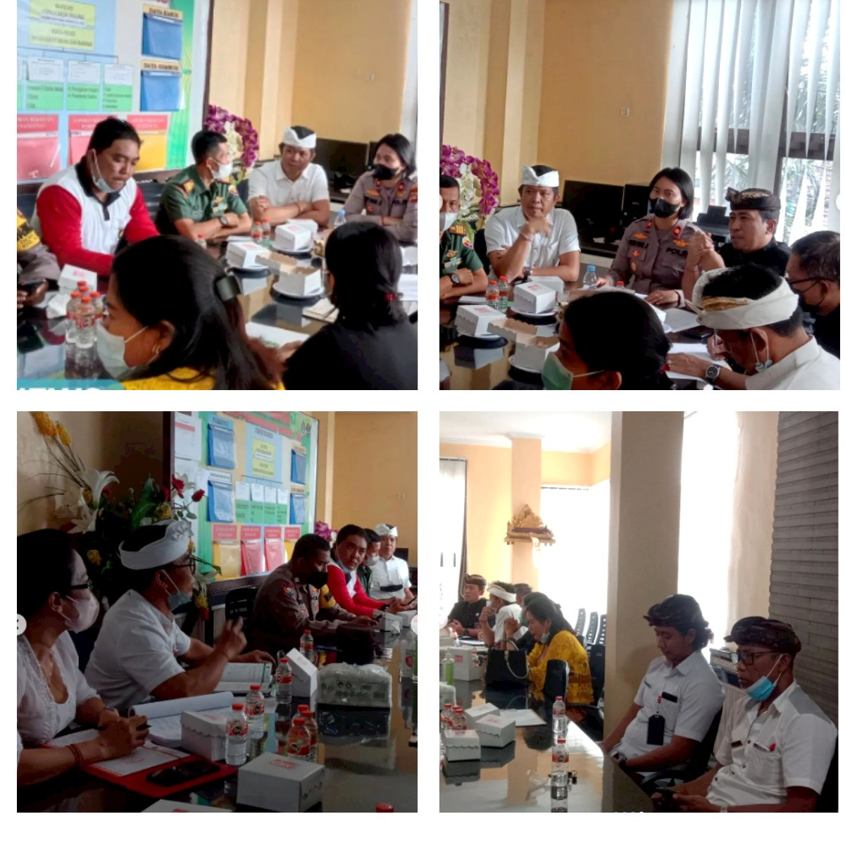 Rapat Koordinasi Persiapan Hari Ulang Tahun (HUT) Kemerdekaan Republik Indonesia ke-77 Tahun di Kecamatan Kuta Utara.
