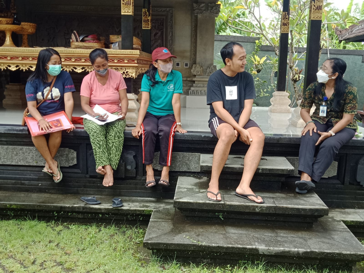 Pendampingan Calon Pengantin oleh Kader Tim Pendamping Keluarga ( TPK ) di Banjar Kung. Desa Dalung