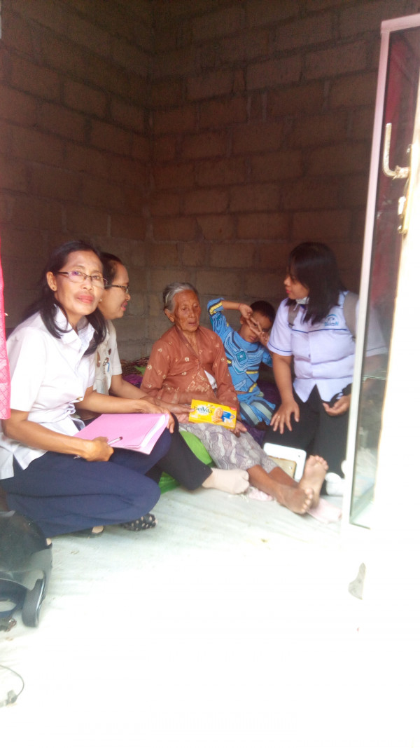 Kunjungan Rumah untuk Pemberian Makanan Tambahan untuk lansia kurang mampu