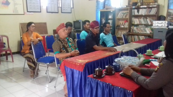 Kegiatan monev pilkel dalam rangka akan dilaksanakannya pilkel 2018 dari Tim monev Kabupaten Klungkung