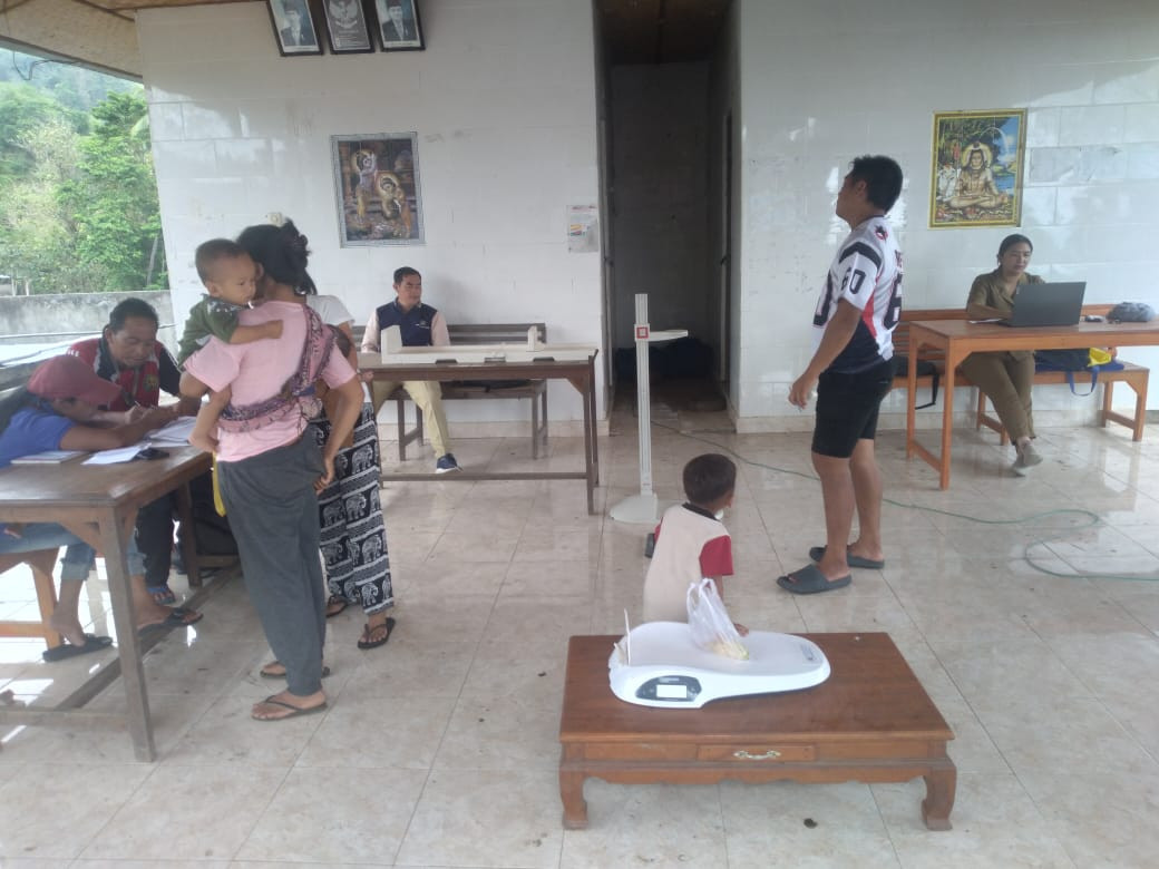 Kegiatan BKB terintegrasi posyandu