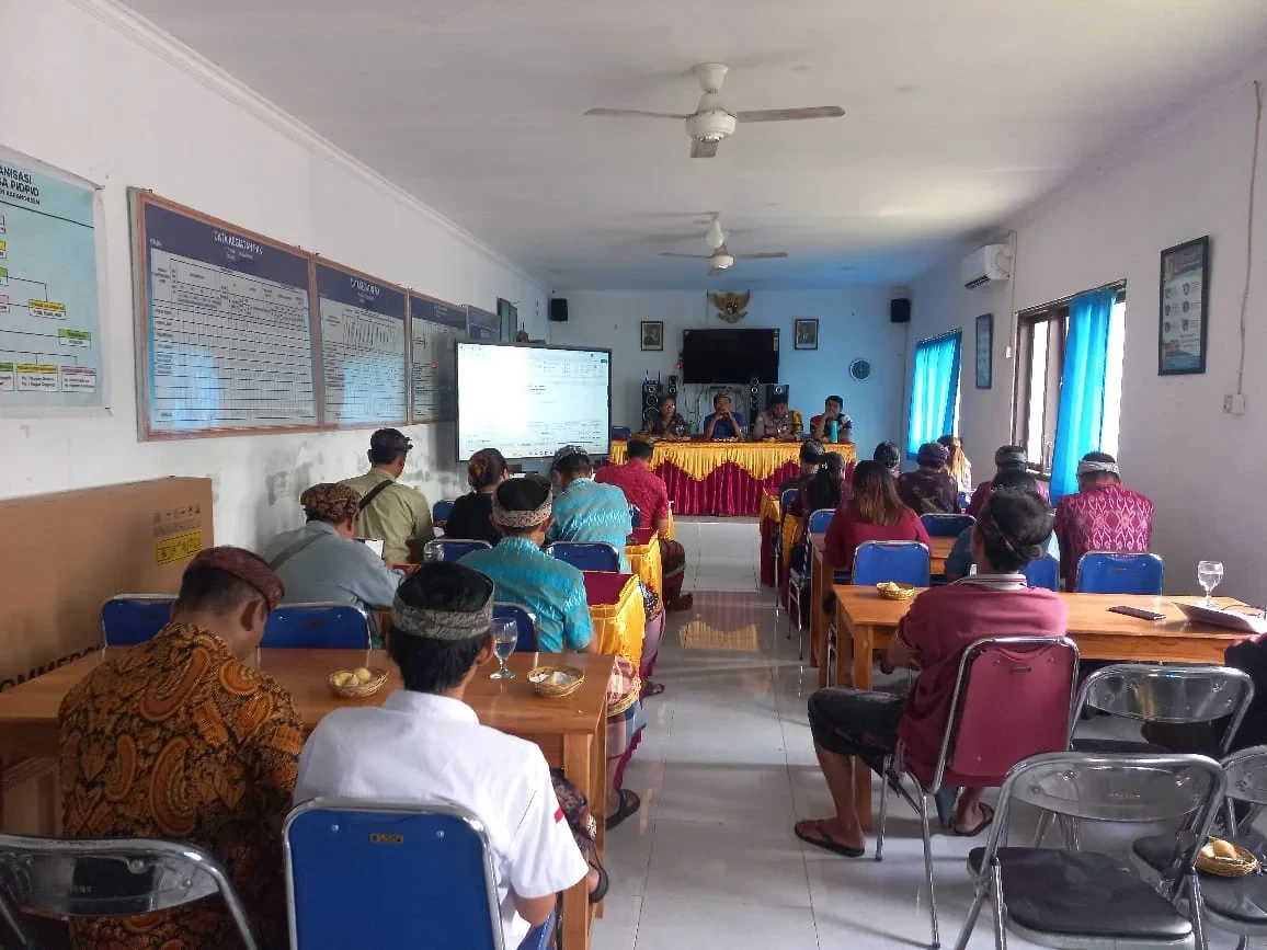 Rapat Pembahasan dan Menyepakati Rancangan  Prubahan APBDesa Tahun Anggaran 2025