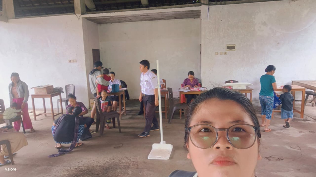 Posyandu di Banjar Dinas Pidpid Laga
