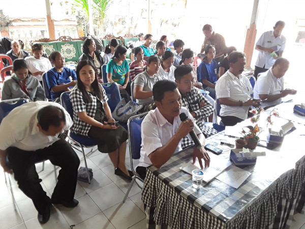Pertemuan forum Musyawarah Tingkat Desa Kampung KB