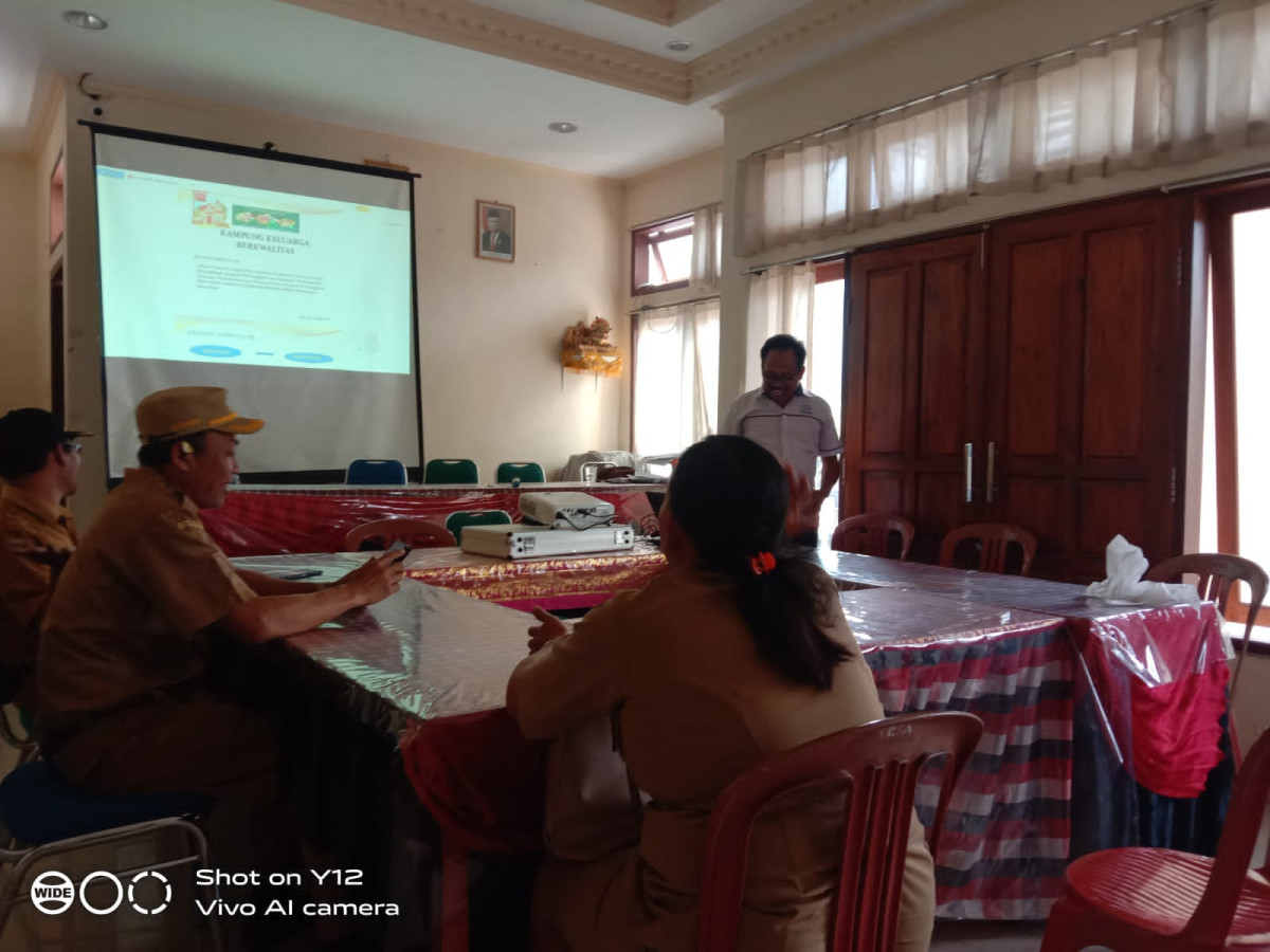 Pertemuan Pokja Kampung Kb Desa Sepang, tentang Pembuatan RKM