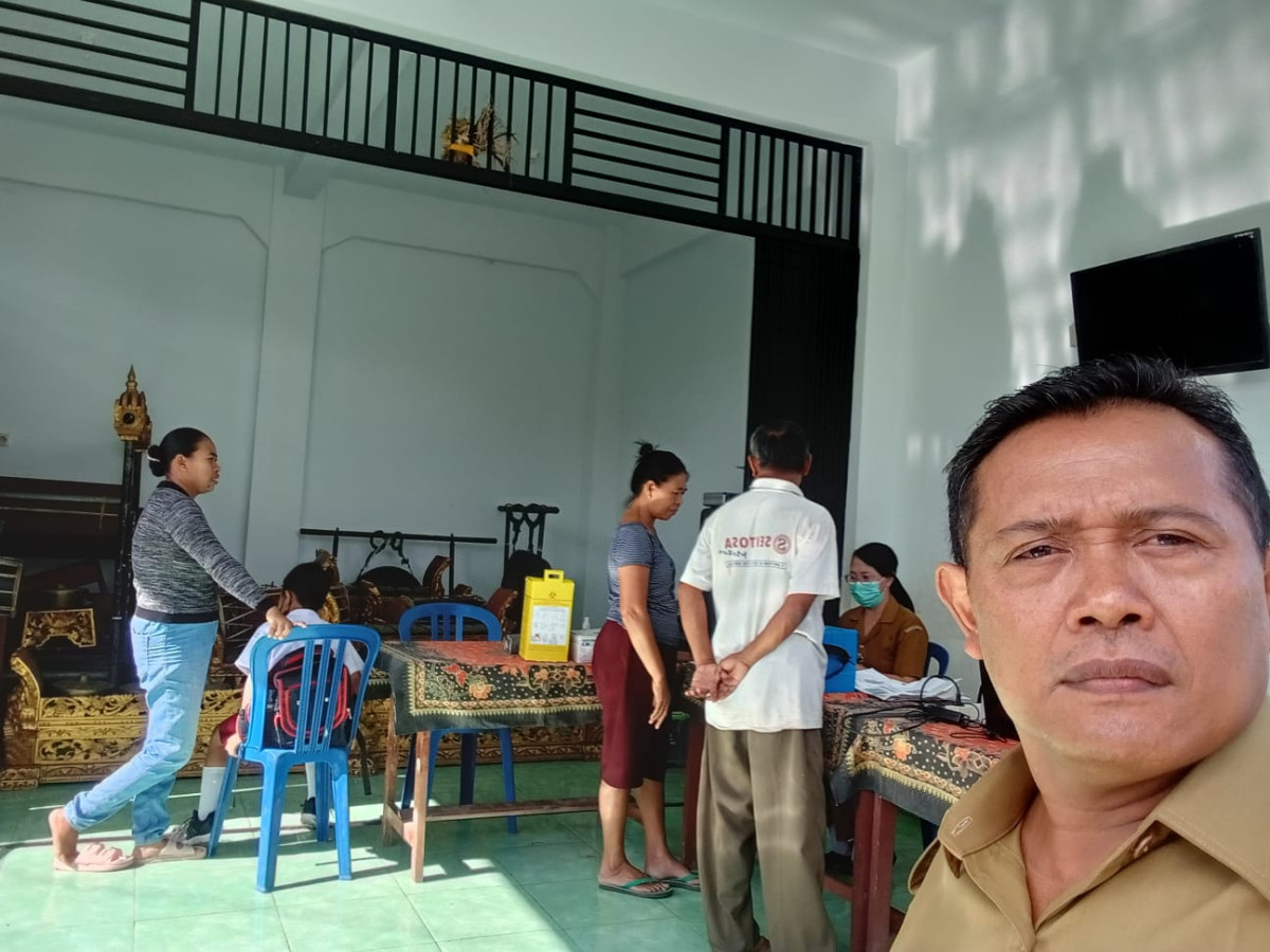 kegiatan vaksinasi di Dusun Pendem Desa Alasagker
