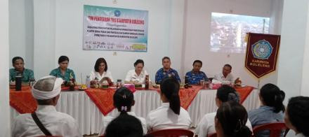 TP PKK KABUPATEN BULELENG MELAKSANAKAN SOSIALISASI PENGELOLAAN SAMPAH BERBASIS SUMBER DI DESA ALASAN