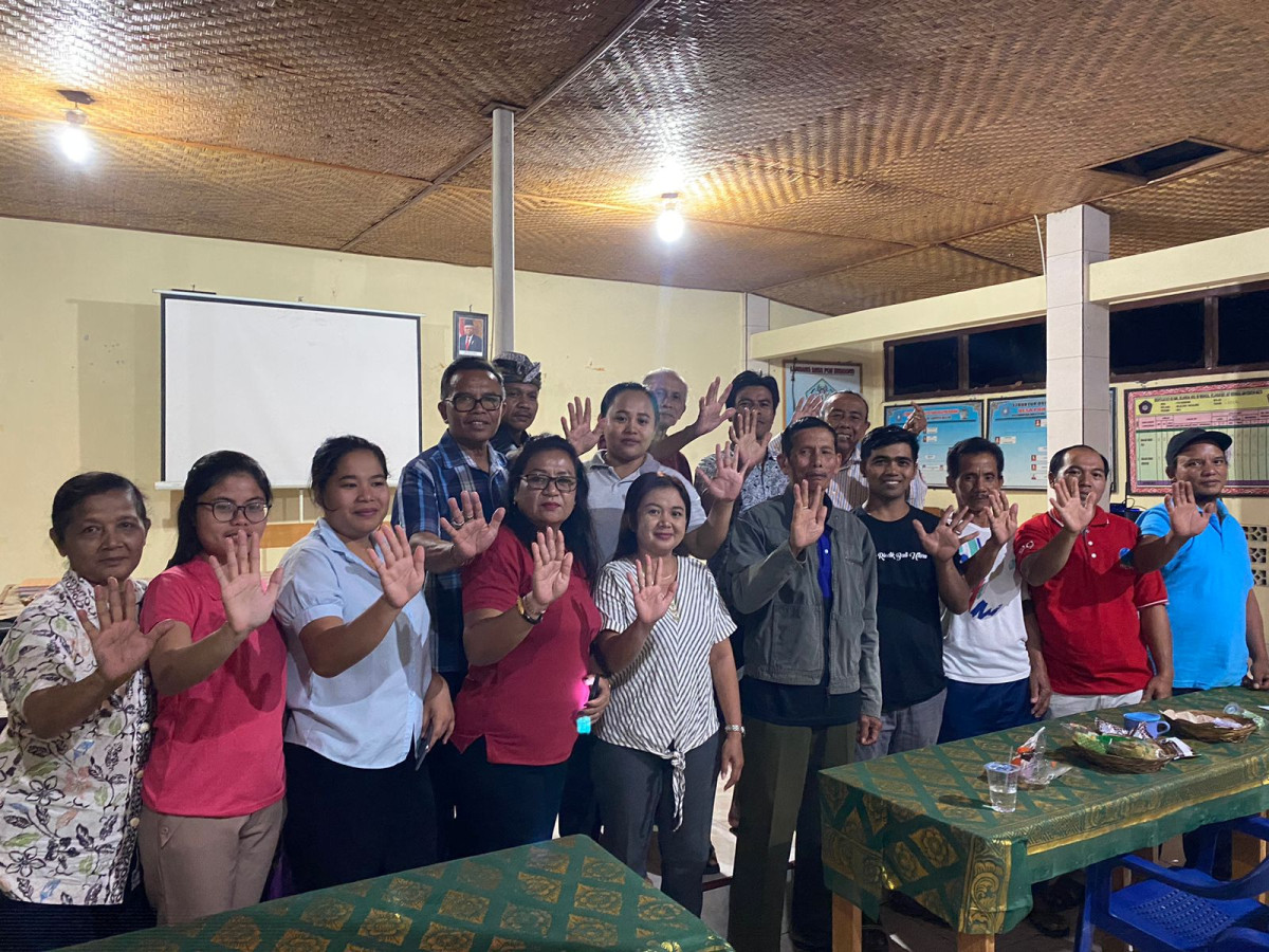 Rapat Tunin Kelompok Kerja Kampung KB Poh Bergong