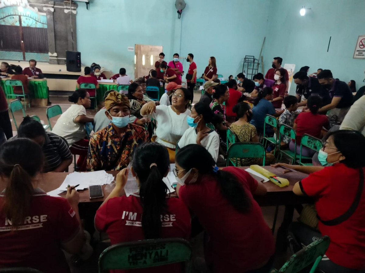Kegiatan Pemeriksan Kesehatan Gratis Dari IDI Kabupaten Buleleng