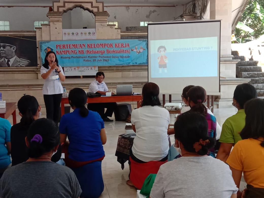 Pertemuan Kelompok Kerja Kampung Keluarga Berkualitas Dengan tema Dapur Sehat Atasi Stunting