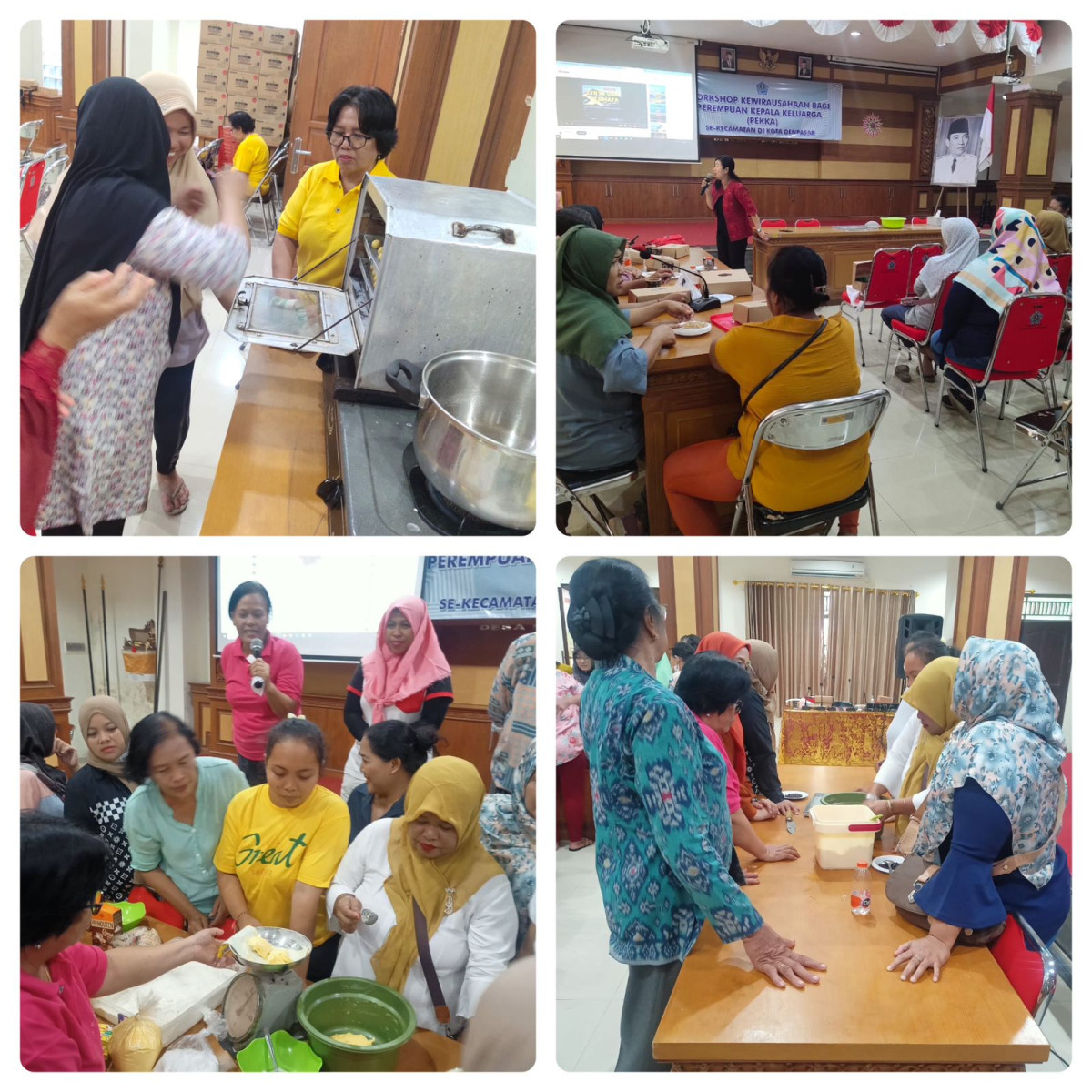 pelatihan pembuatan kue kering bagi perempuan berdaya di sekolah perempuan srikandi