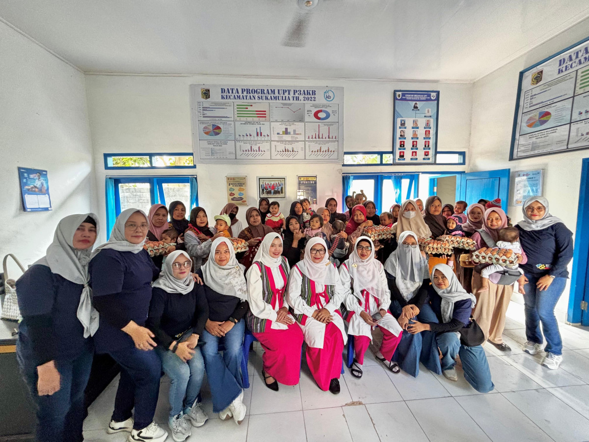 Pembagian nutrisi telur oleh iswara