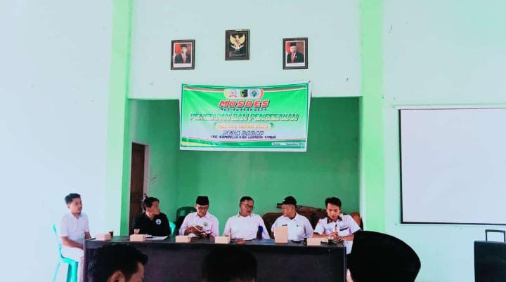 Musdes  Musyawarah Desa