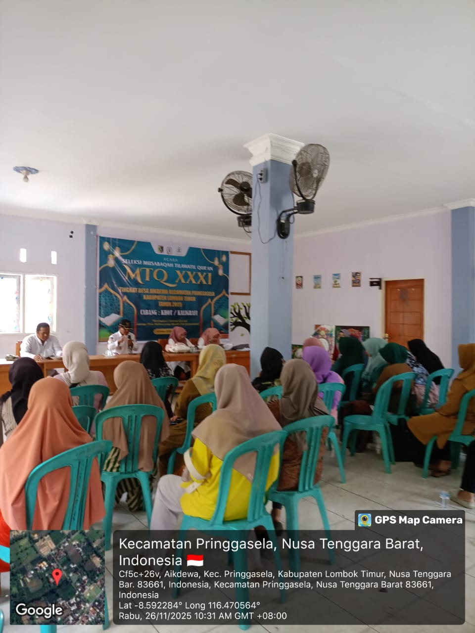 Kegiatan Forum kader sekaligus Hearing bersama bapak kepala desa Aikdewa