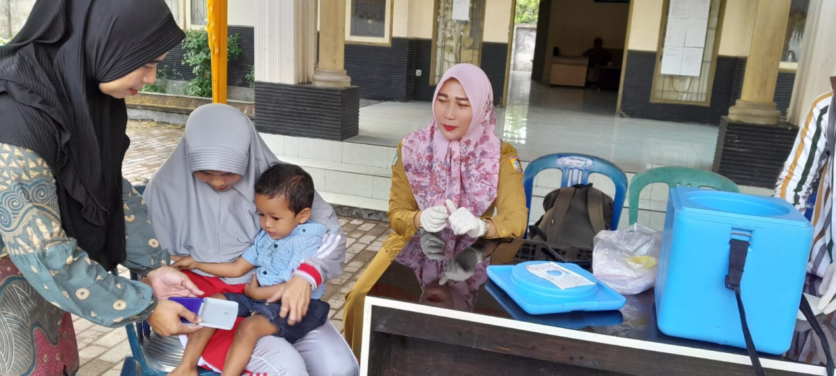 Pelaksanaan pekan imunisasi nasional polio tahap 1