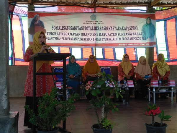 Sosialisasi STBM Tingkat Kecamatan Brang Ene