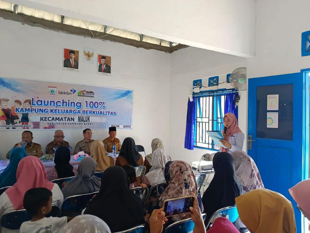 Pembacaan SK Launching Kampung KB