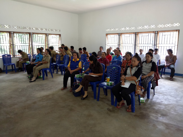 Pertemuan kelompok kerja dan dan forum musyawarah tingkat desa di kampung KB 