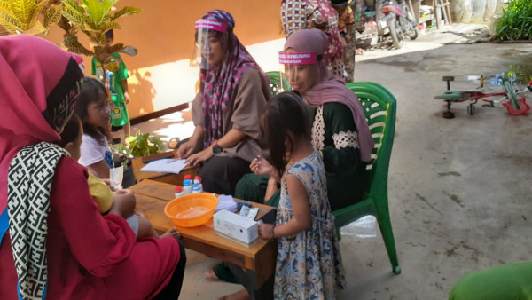 Kegiatan Pemberian Vitamin A di Posyandu