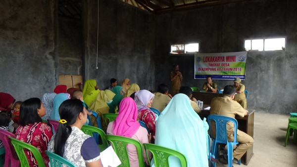 Lokakarya Mini Tingkat Desa di Kampung KB Tahun 2018
