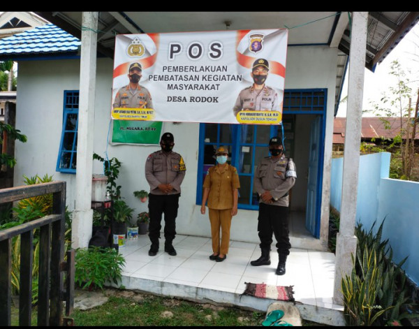 Kunjungan kapolsek Ampah