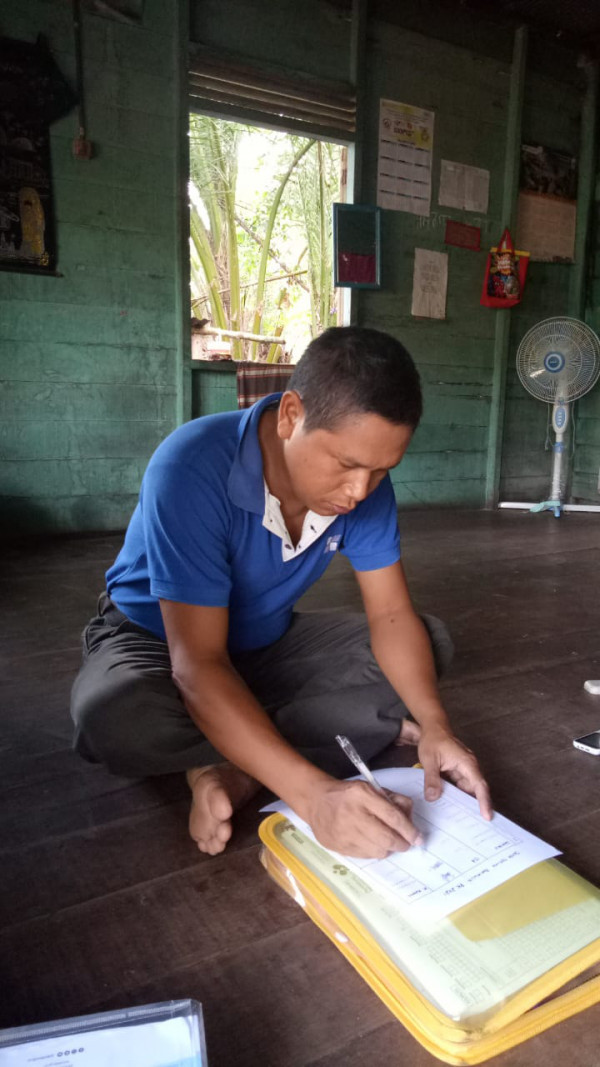 Pendribusian blangko pendataan keluarga tahun 2021