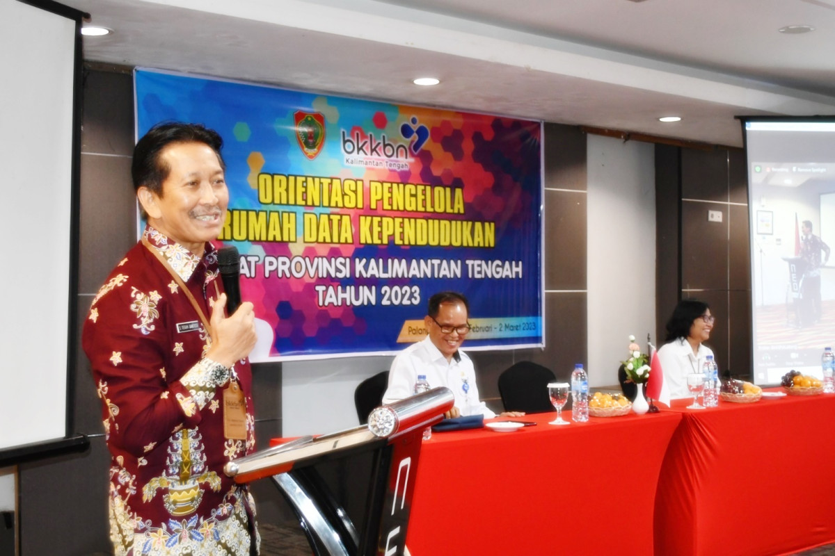 Orientasi Pengelola Rumah Data Kependudukan Tingkat Provinsi Kalimantan Tengah 2023