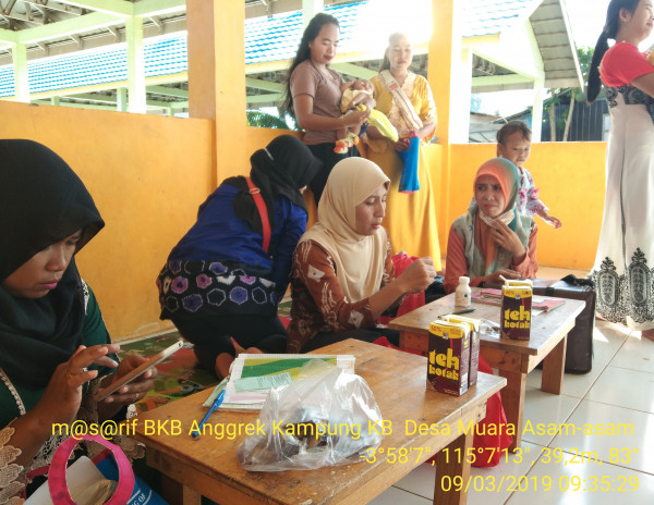 Pelayanan Keluarga Balita dan Balita melalui kegiatan rutin BKB dan Posyandu Balita