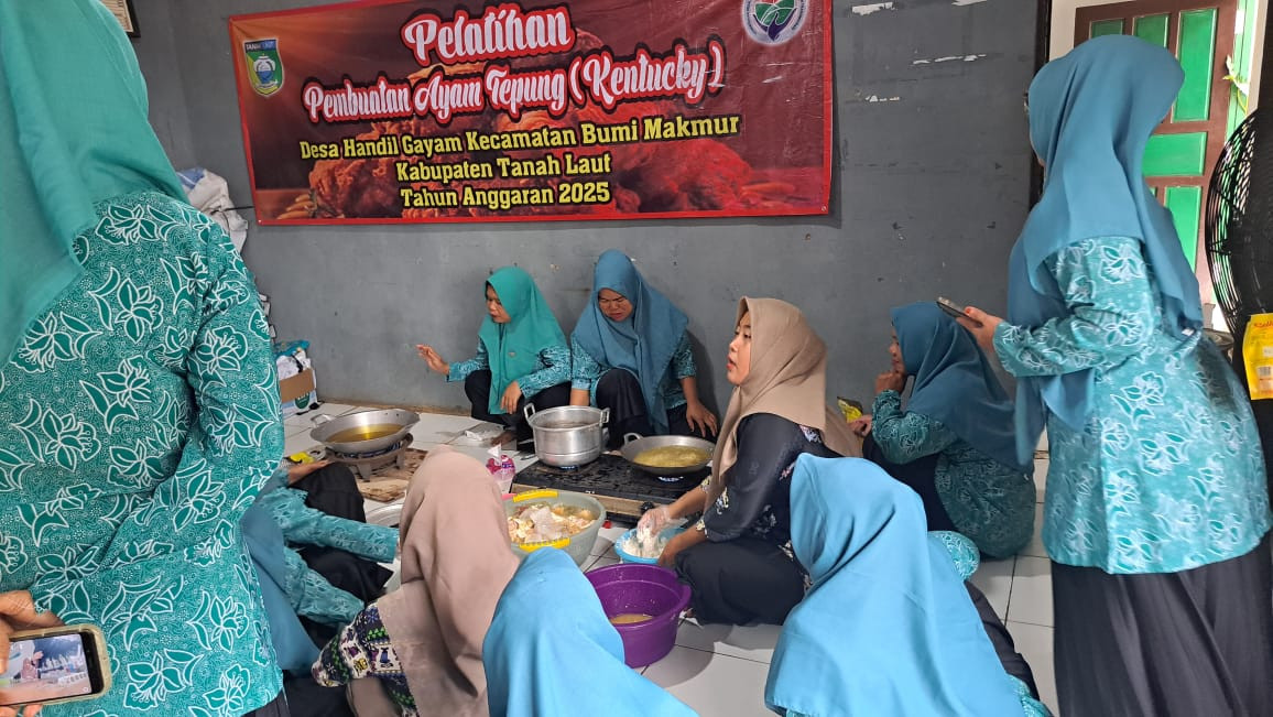 Pelatihan pembuatan ayam kentucky