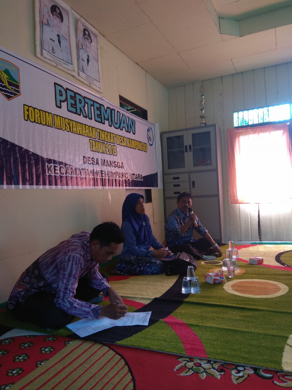 forum musyawarah kampung KB desa Mangga