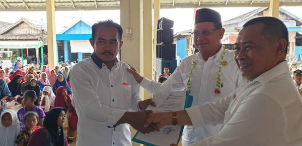 Peresmian Pasar rakyat di Kampung KB desa Pudi Kecamatan Kel Utara 