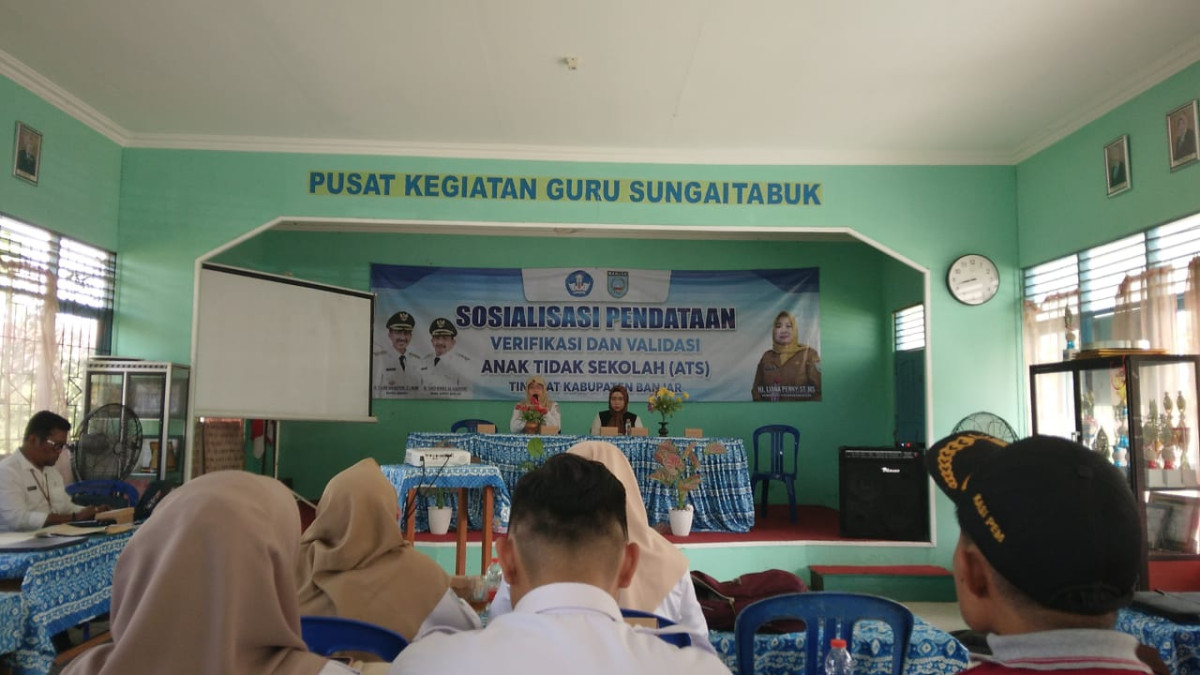Sosialisasi pendataan verifikasi dan evaluasi anak Tidak sekolah (ATS)
