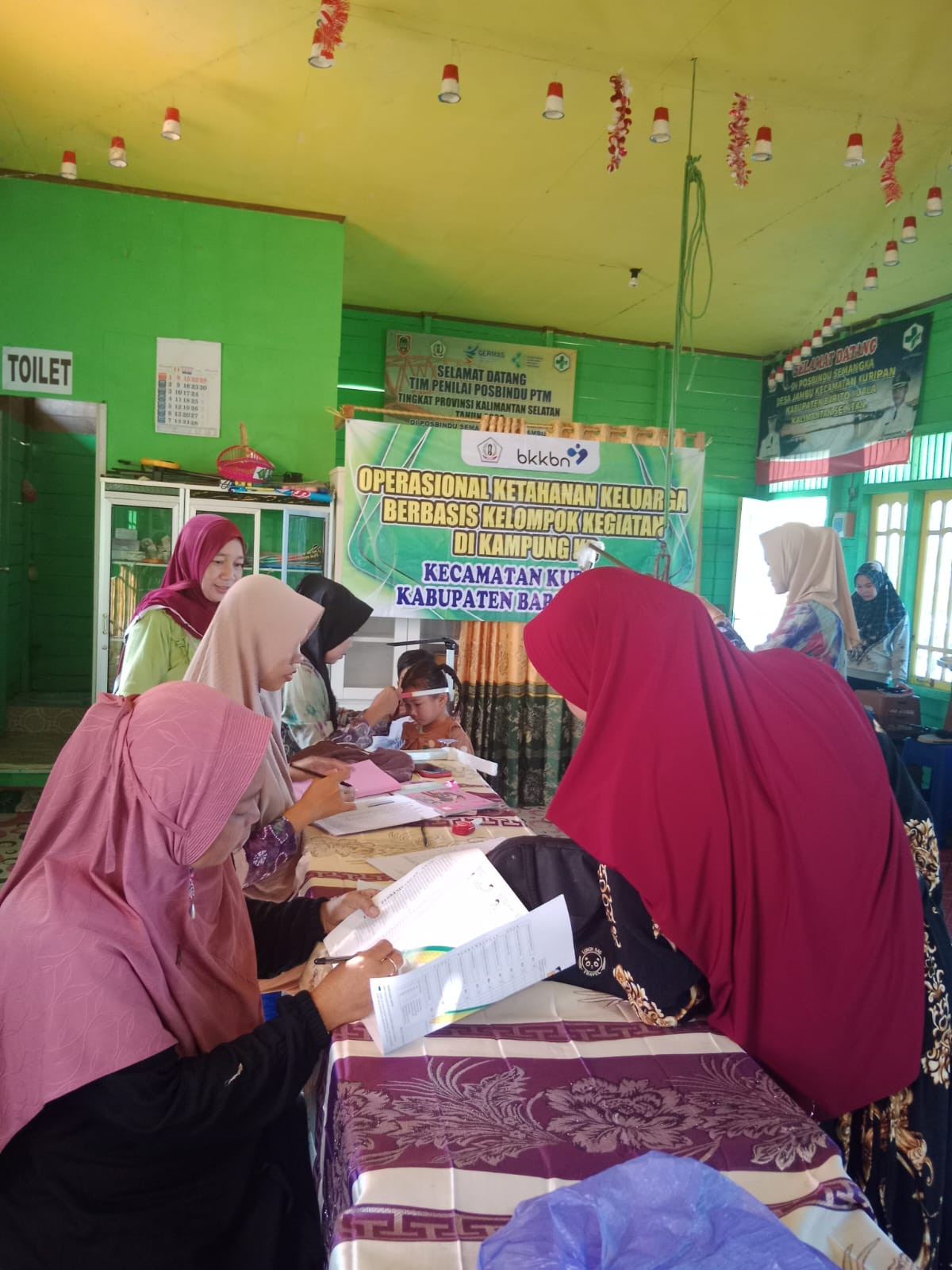 kegiatan Kelompok  BKB Nusa Indah di  Desa Kampung Kb jambu
