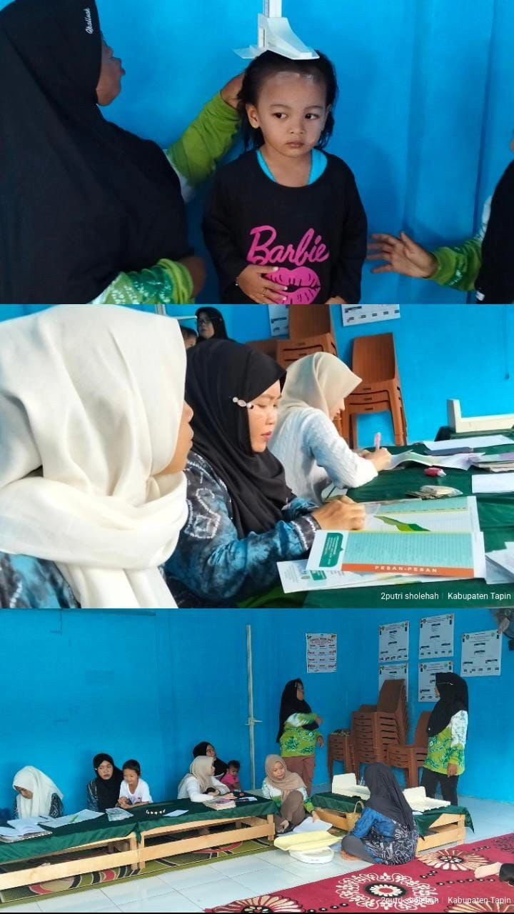 Pelaksanaan Posyandu dan BKB Desa Sukaramai Februari 2025