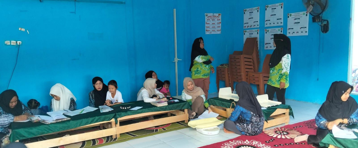 Pelaksanaan Posyandu dan BKB Desa Sukaramai Maret 2025