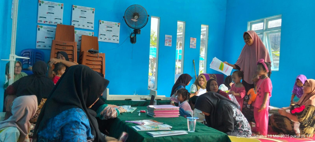 Pelaksanaan Posyandu dan BKB Desa Sukaramai Mei 2025