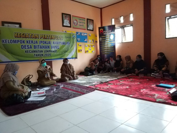 PERTEMUAN KELOMPOK KERJA KAMPUNG KB DESA BITAHAN BARU