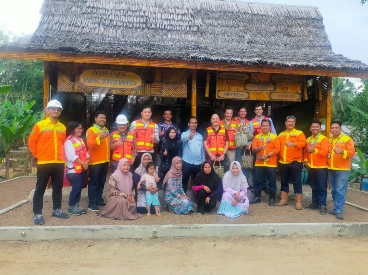 Kunjungan Buyer PT Bhumi Rantau Energi ke Agrowisata Kampung KB