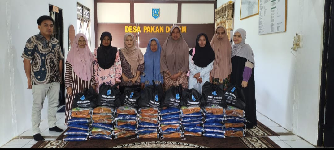 Penyaluran Progam Bantuan Rastrada Bulan Oktober, November, dan Desember 2025 Desa Pakan Dalam