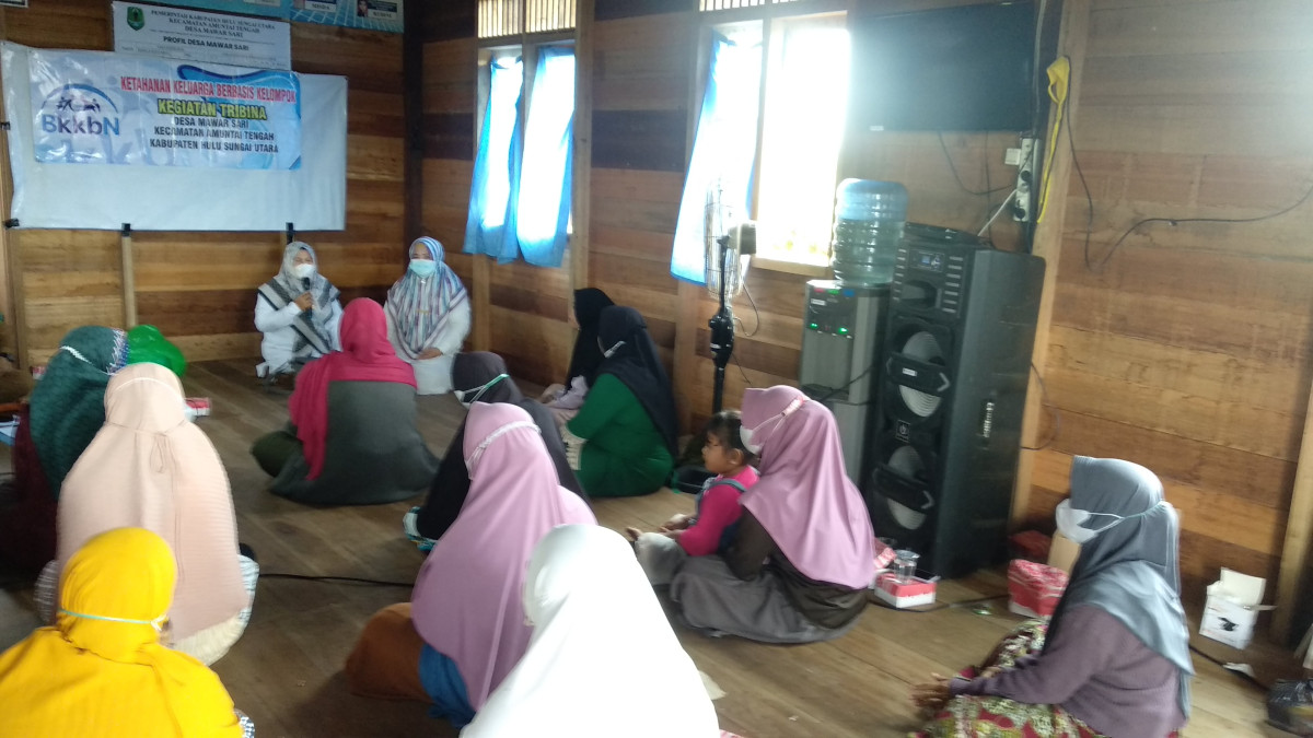 Kegiatan Ketahan Keluarga di Kampung KB Desa Mawar sari
